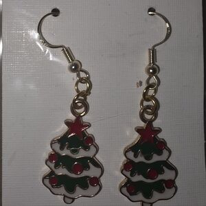 10 for $25!christmas tree earrings new